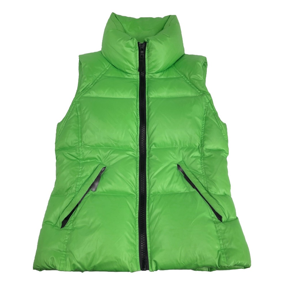 SAM Down Puffer Vest Womens Large‎ Green